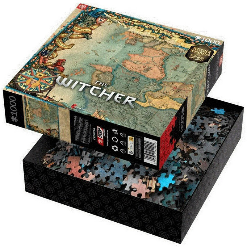 Пазл класичний Witcher 3 Northern Kingdoms Puzzles GoodLoot 5908305242994, 1000 елементів