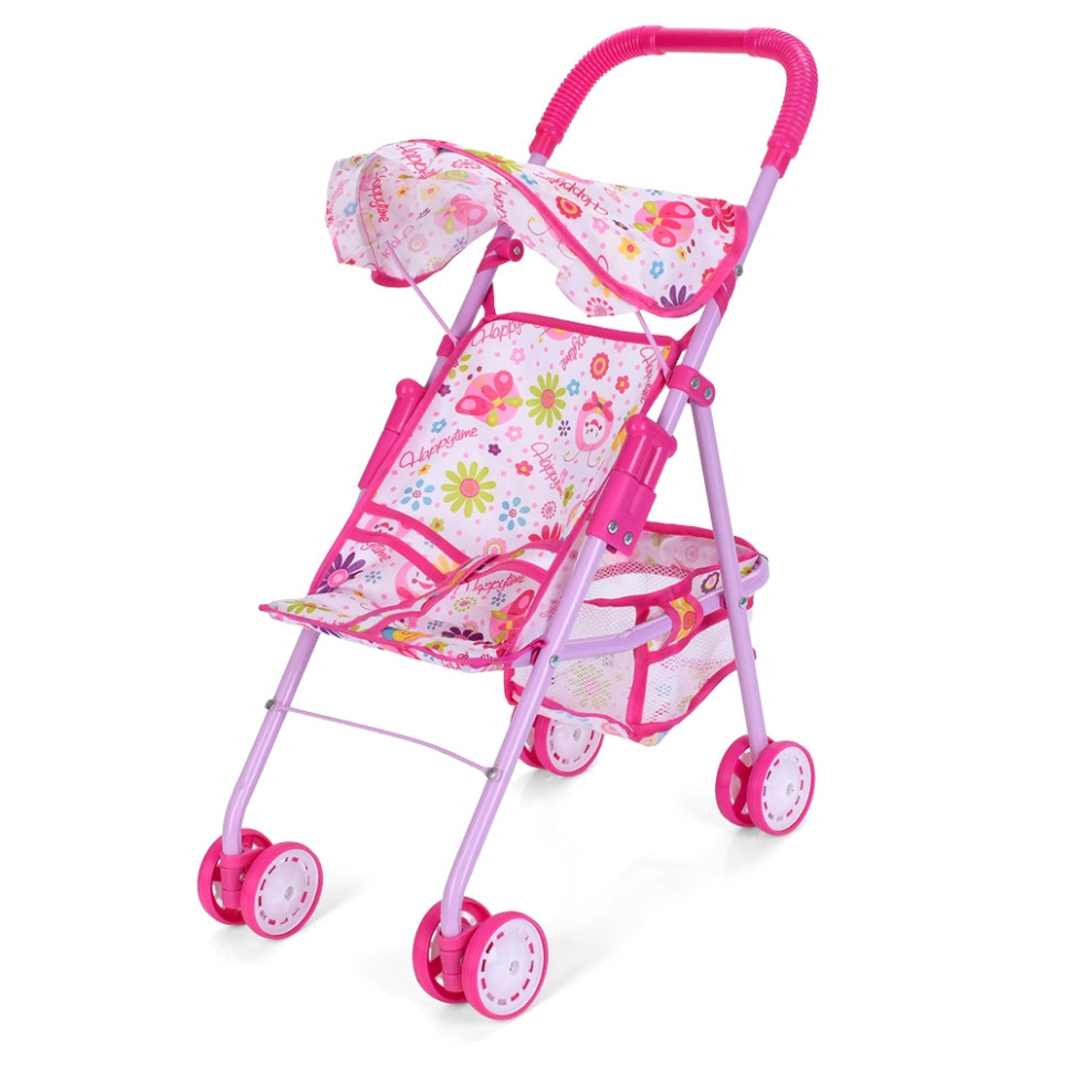 Дитяча коляска для ляльок Bambi M 0352-2 прогулянкова, складна