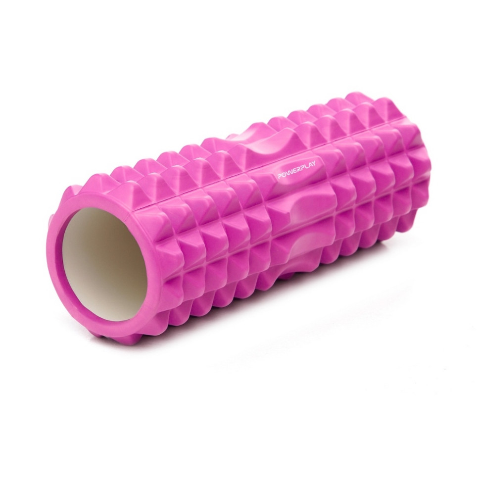 Массажный ролик (роллер) 4405 Massage Roller PowerPlay PP_4405_Pink 33x12 см