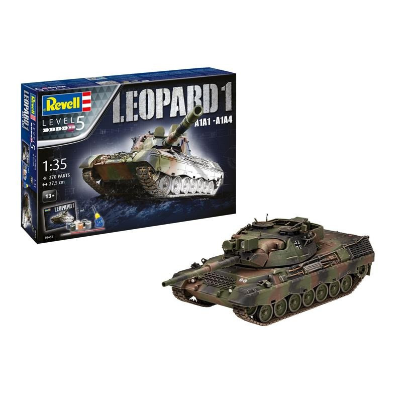 Сборная модель-копия Танк Leopard 1 A1A1-A1A4 Revell RVL-05656 уровень 5 масштаб 1:35