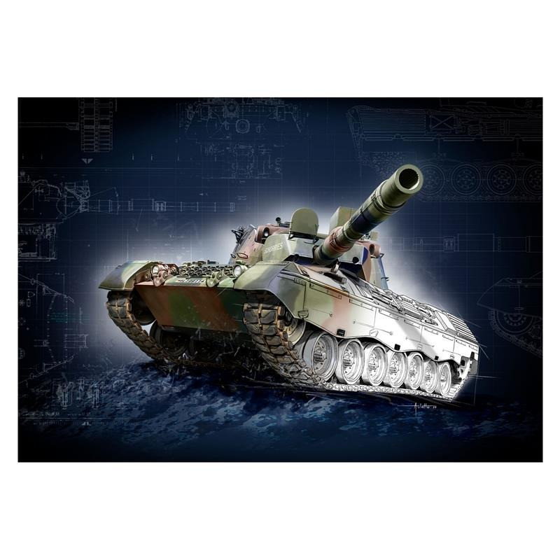 Сборная модель-копия Танк Leopard 1 A1A1-A1A4 Revell RVL-05656 уровень 5 масштаб 1:35