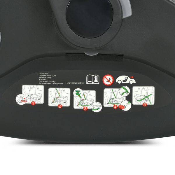 Дитяче автокрісло i-FIX El Camino ME 1110 Simply Gray
