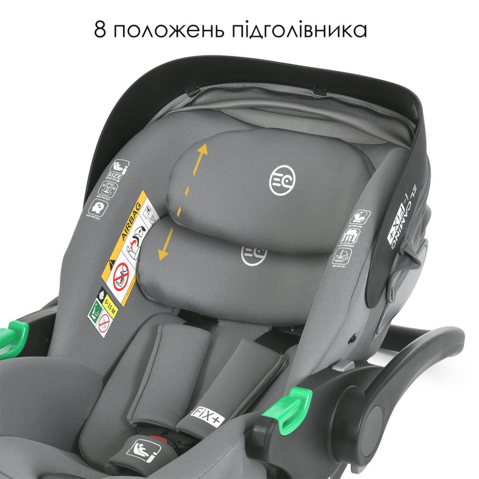 Дитяче автокрісло i-FIX El Camino ME 1110 Simply Gray