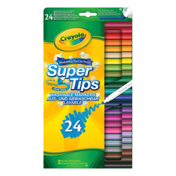 Набір фломастерів Supertips Crayola 7551 washable, 24 шт