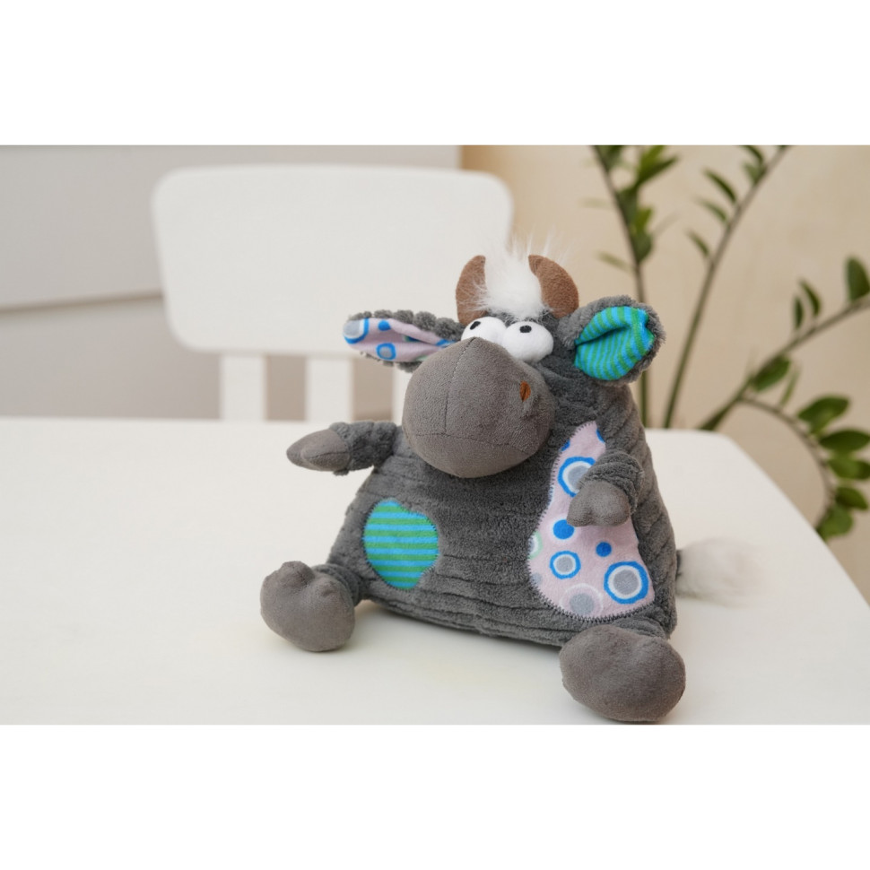 Мягкая игрушка Same Toy Корова/Бык (серый) 18 см A1004/18