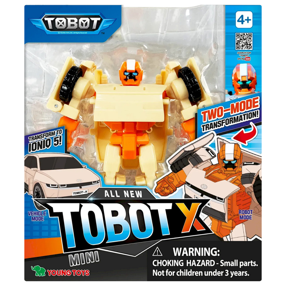 Дитяча іграшка-трансформер міні S5 тобот X TOBOT 301155, 5х9х11 см