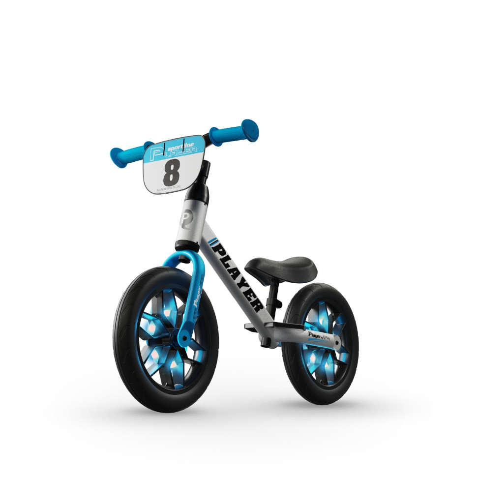 Біговел дитячий Qplay B-600Blue з підсвічуванням