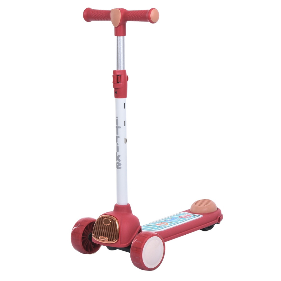 Детский самокат 3-х колесный Turbo Trike JR3-163-R, до 25 кг
