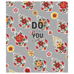 Тетрадь общая "Do what you love" Школярик 048-3311K-3 в клетку, 48 листов