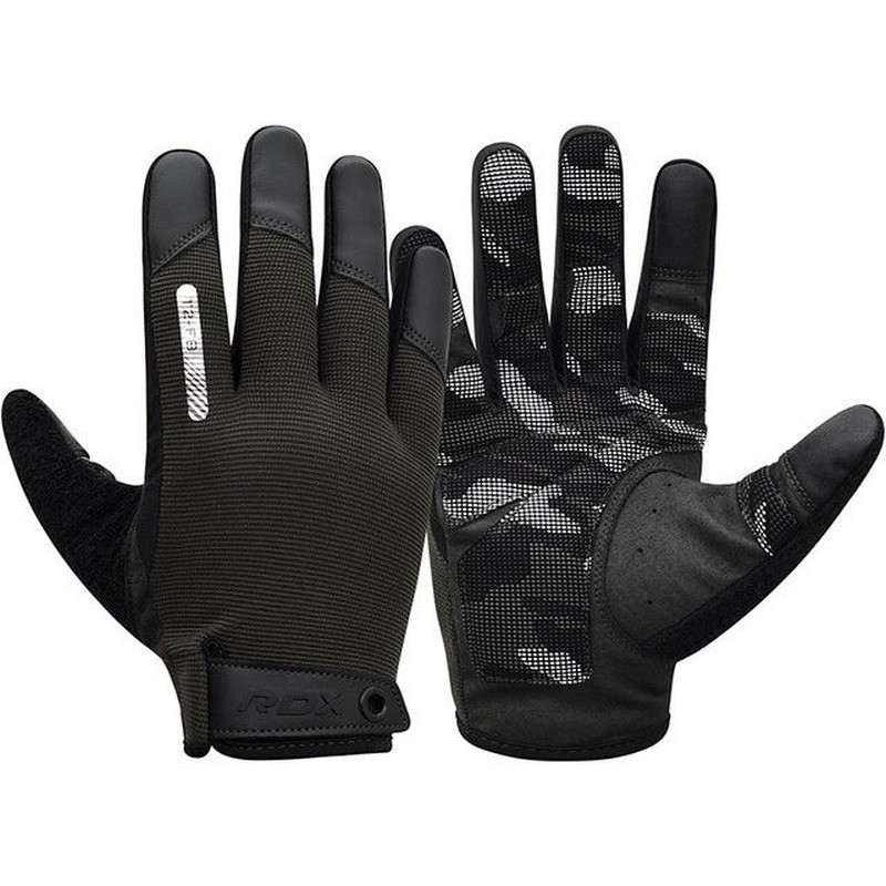 Рукавички для фітнесу T2 Touch Screen Friendly Full Fingerf RDX Inc Limited WGA-T2FB-S Black, S
