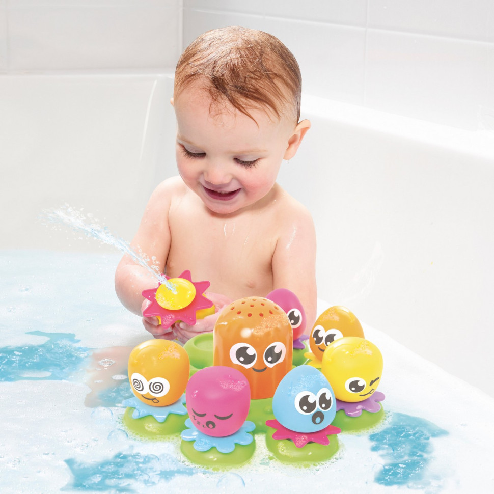Игрушка для ванной Осьминоги Toomies E2756 с цифрами