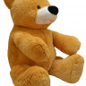 Великий плюшевий ведмедик Бублик 140 см медовий Б№4-мед 