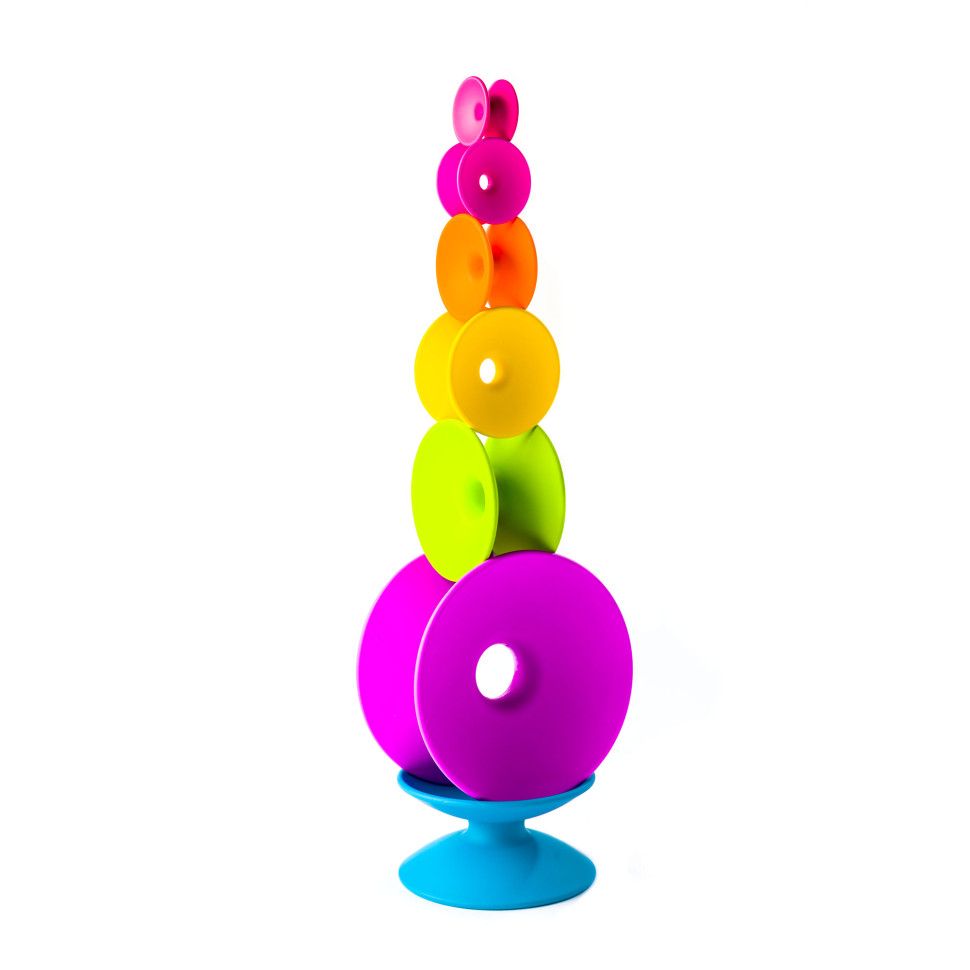 Пирамидка Spoolz Fat Brain Toys FA181-1 Цветные катушки