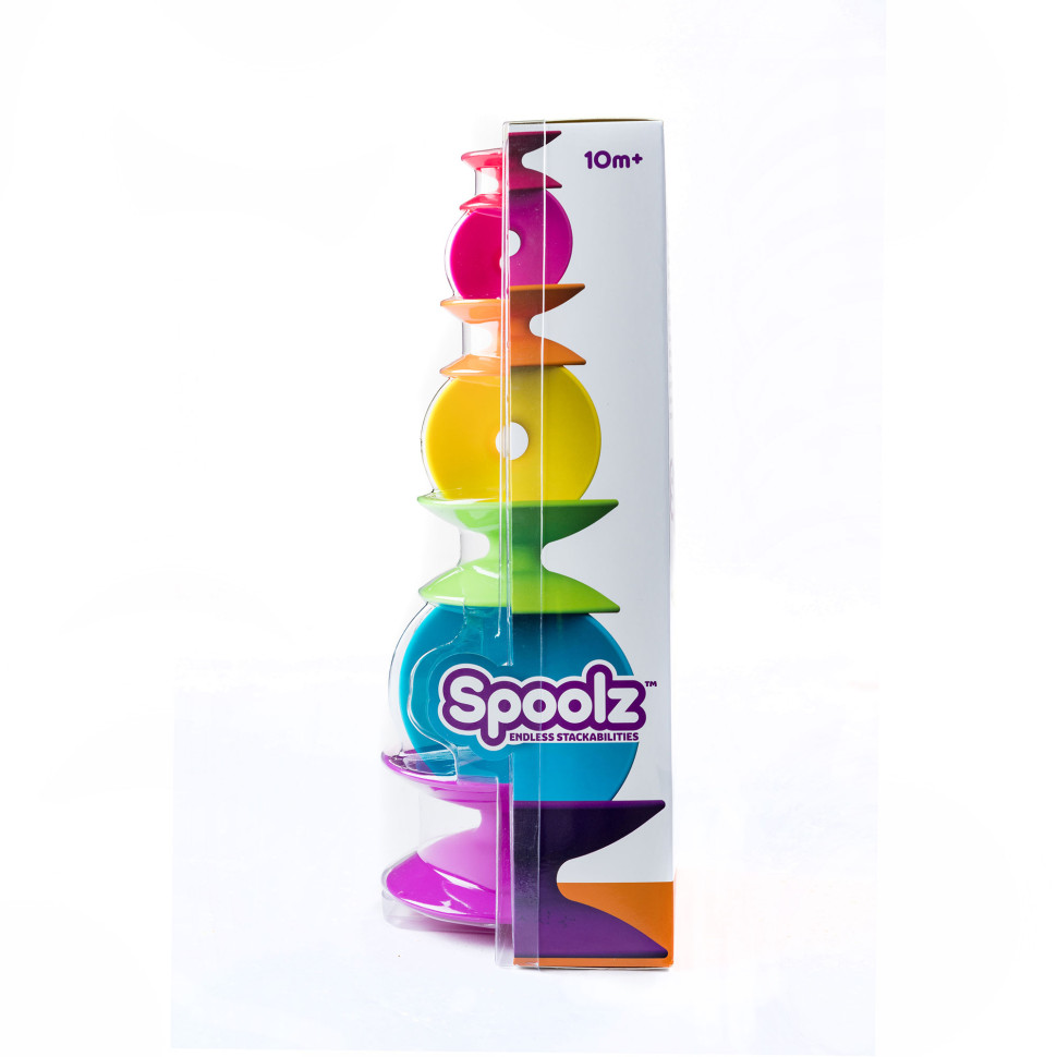 Пирамидка Spoolz Fat Brain Toys FA181-1 Цветные катушки