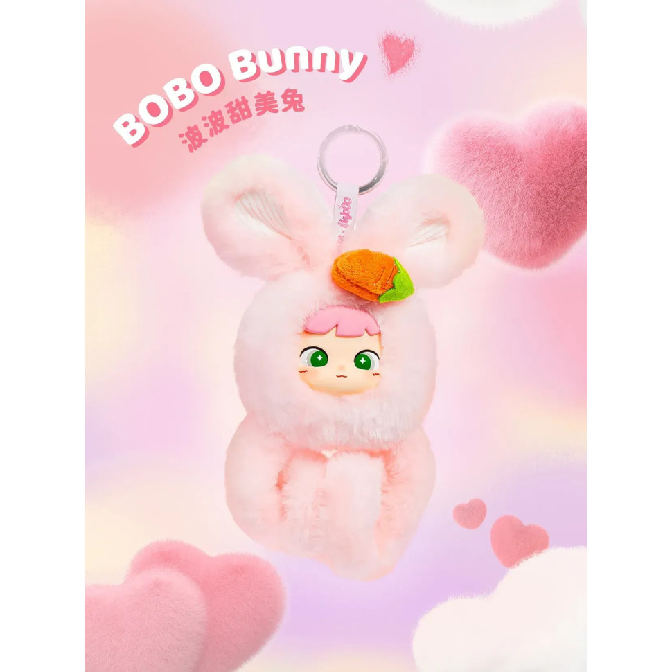 Коллекционная игрушка с кольцом Cimmy Fluffy Bunny Bobo Tangle HWTANGLE01S01-PC01