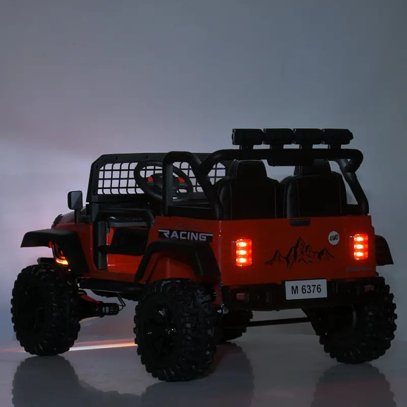 Дитячий електромобіль Джип Bambi Racer M 6376EBLR-4 до 50 кг, синій