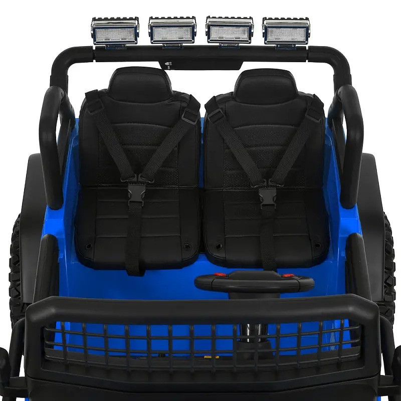 Дитячий електромобіль Джип Bambi Racer M 6376EBLR-4 до 50 кг, синій