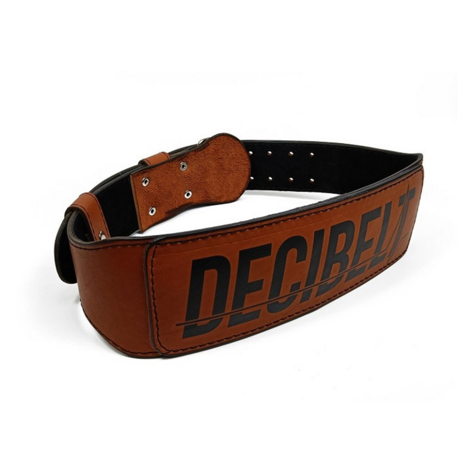 Пояс атлетический DeciBelt EasyFit EFTB-BRXS (кожа) коричневый, XS