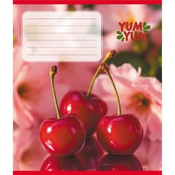 Тетрадь ученическая "Фрукты" Leader 036-580143L-4 в линию, 36 листов 