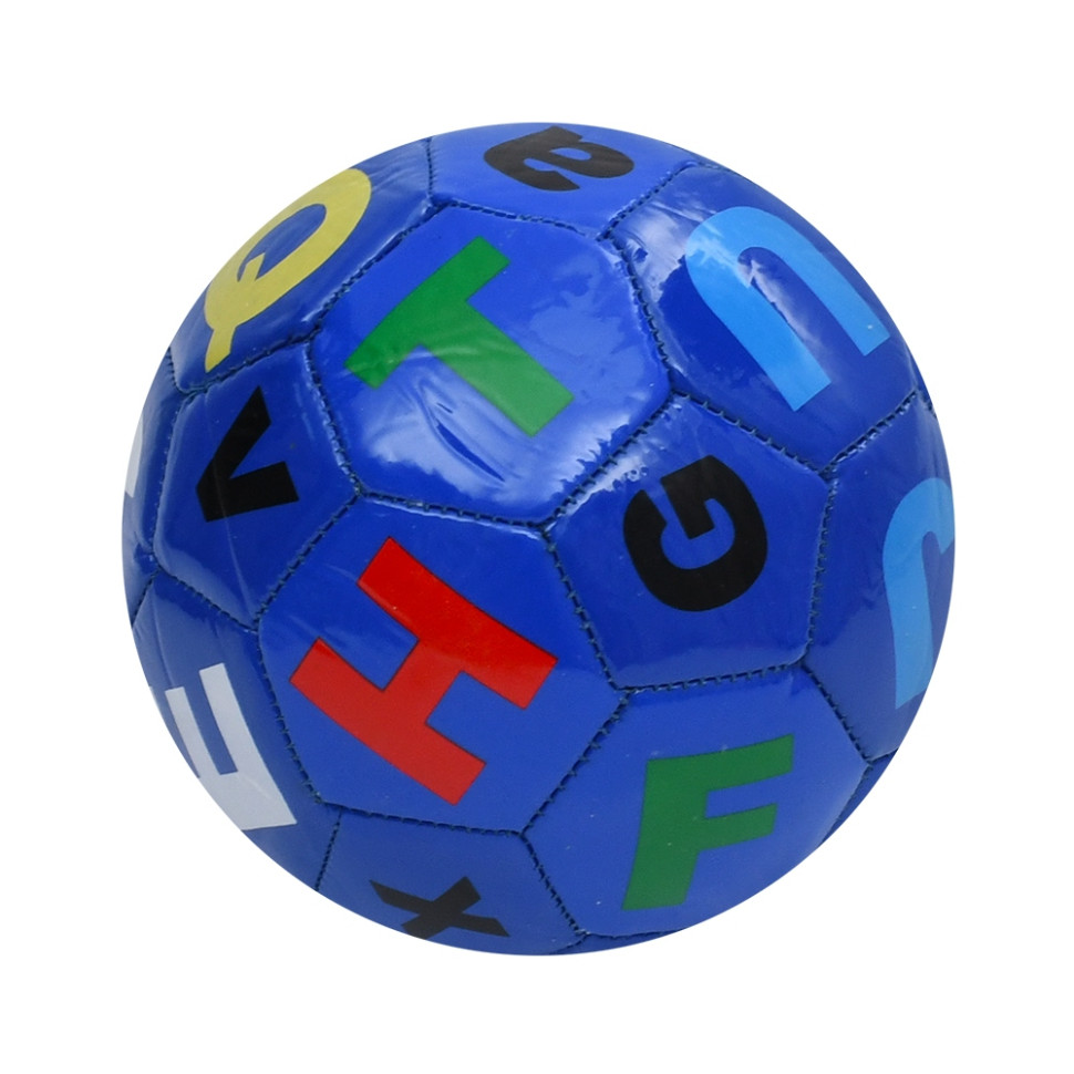 Мяч футбольный Alphabet Bambi MS 4833(Blue) размер №2, 90 г, в пакете