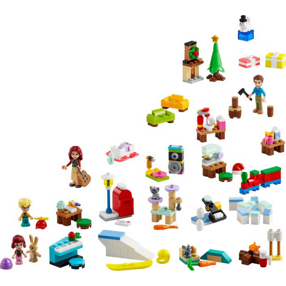 Конструктор Friends Адвент календарь 2024 LEGO 42637, 272 детали