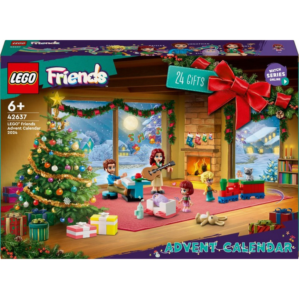 Конструктор Friends Адвент календарь 2024 LEGO 42637, 272 детали
