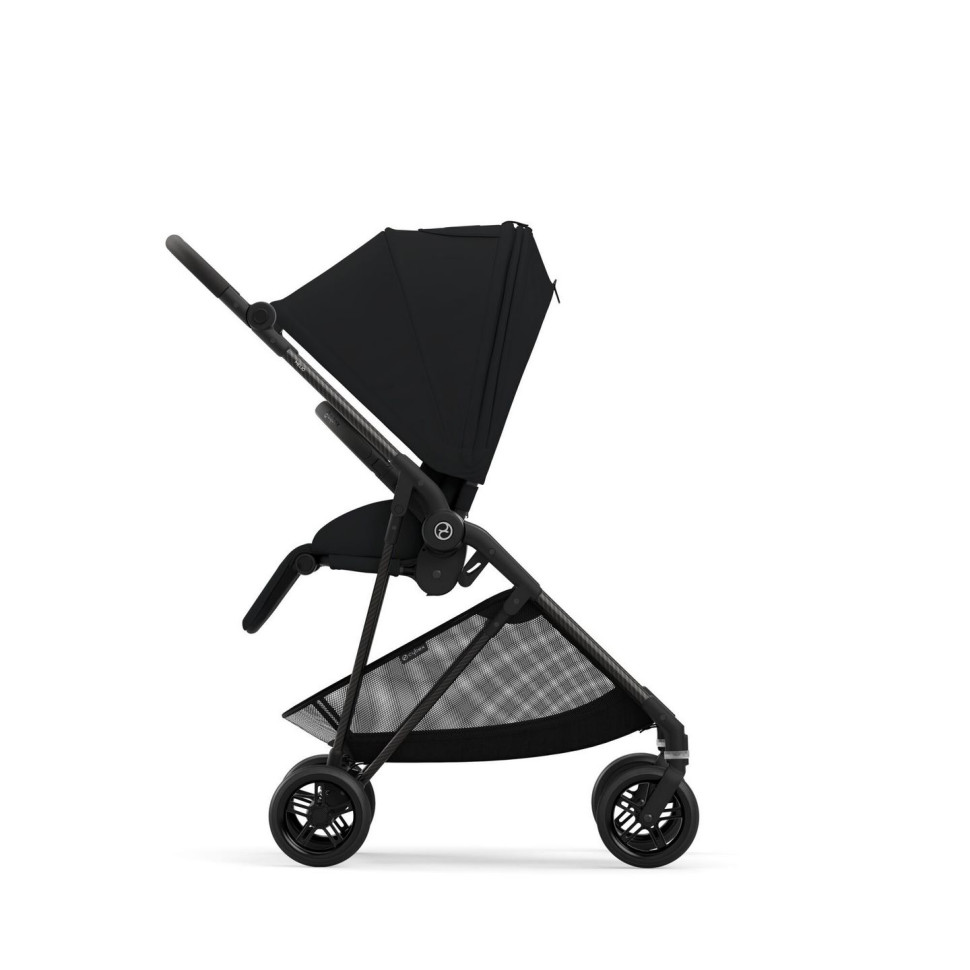 Прогулочная коляска Melio Carbon Cybex 522002639 Moon Black с бампером