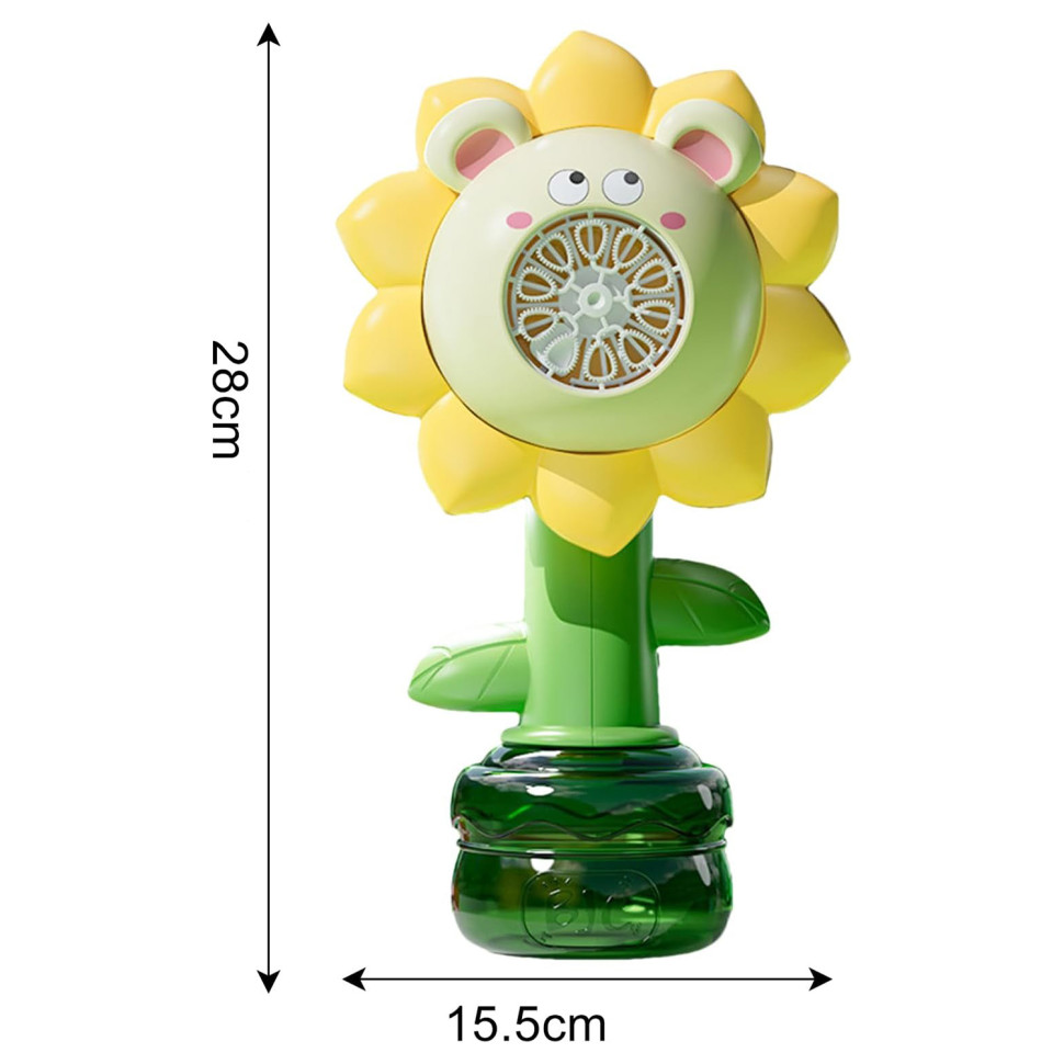 Мыльные пузыри Flower Bubble Machine Bambi BJC-5A(Bear-Yellow) со светом