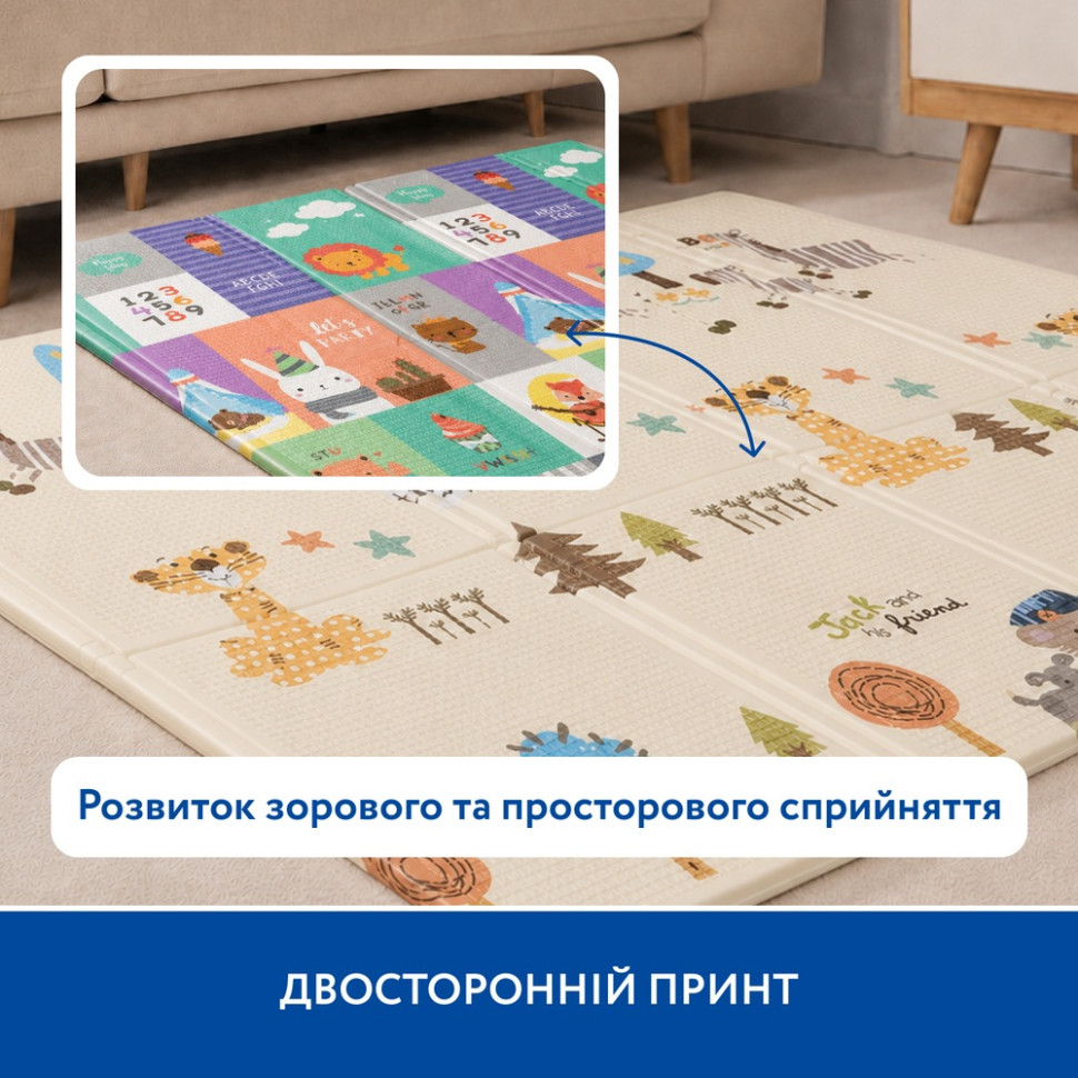 Дитячий термокилимок двосторонній 