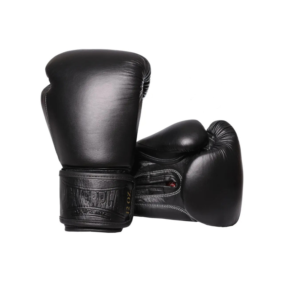 Боксерские перчатки Indiana PowerPlay PP_3014_12oz_Black, Черные (натуральная кожа) 12 унций