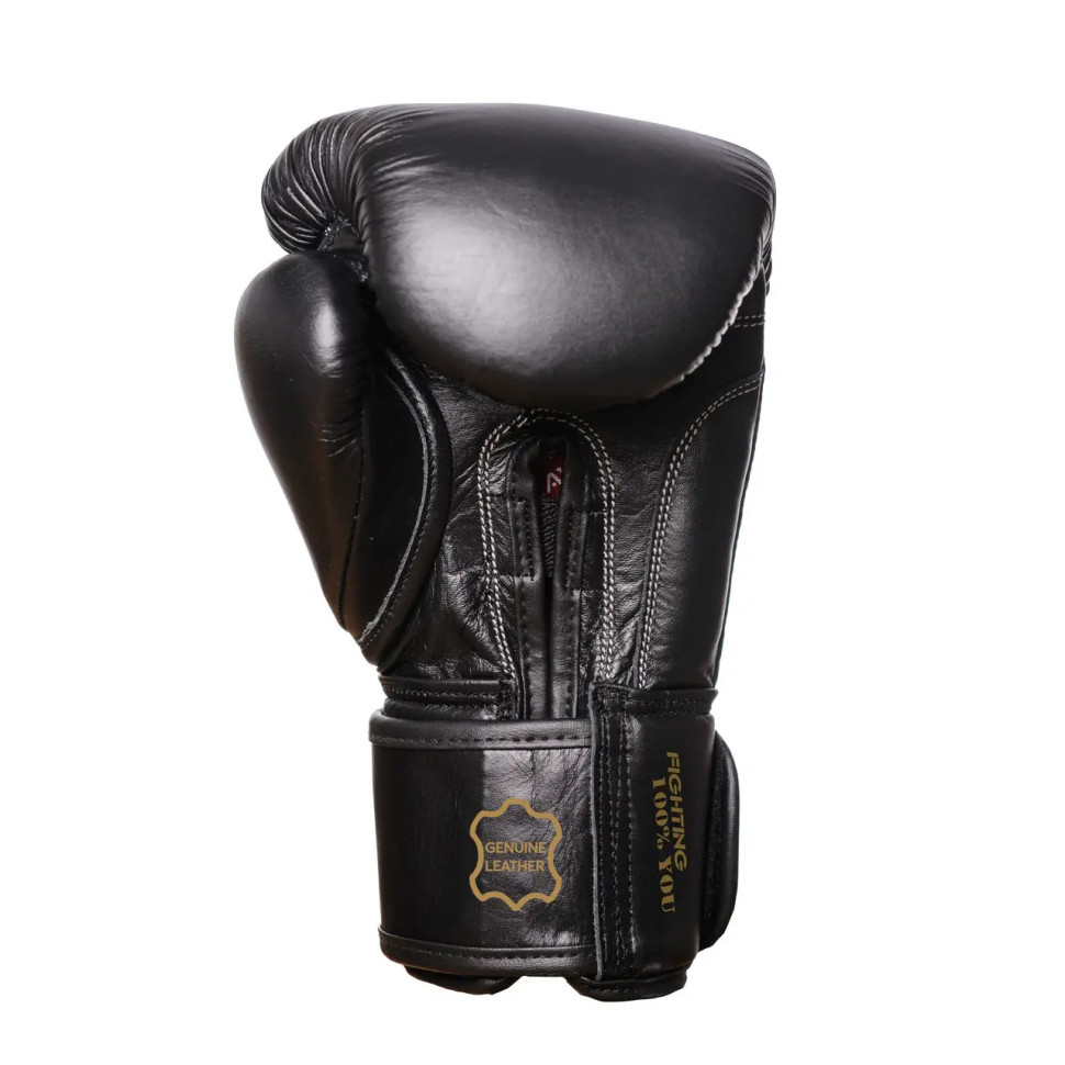 Боксерские перчатки Indiana PowerPlay PP_3014_12oz_Black, Черные (натуральная кожа) 12 унций