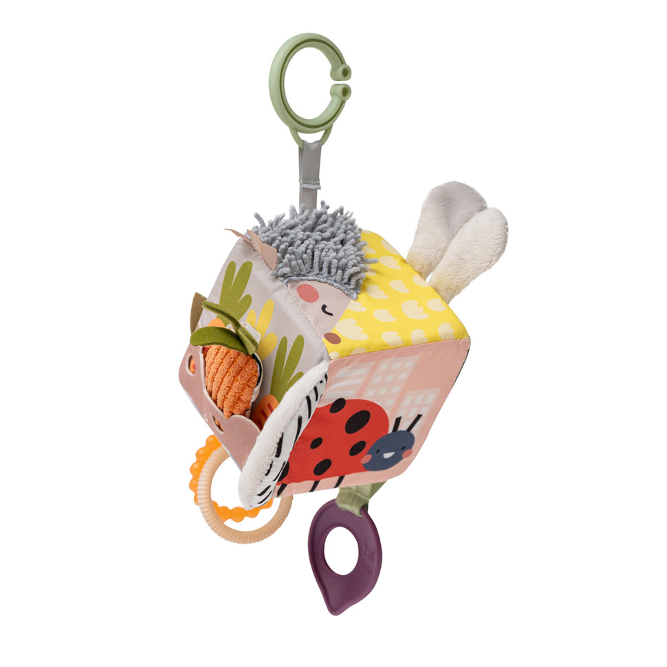Развивающая игрушка-кубик ЕЖИК И БУРЯЧОК Taf Toys 13095 коллекции 