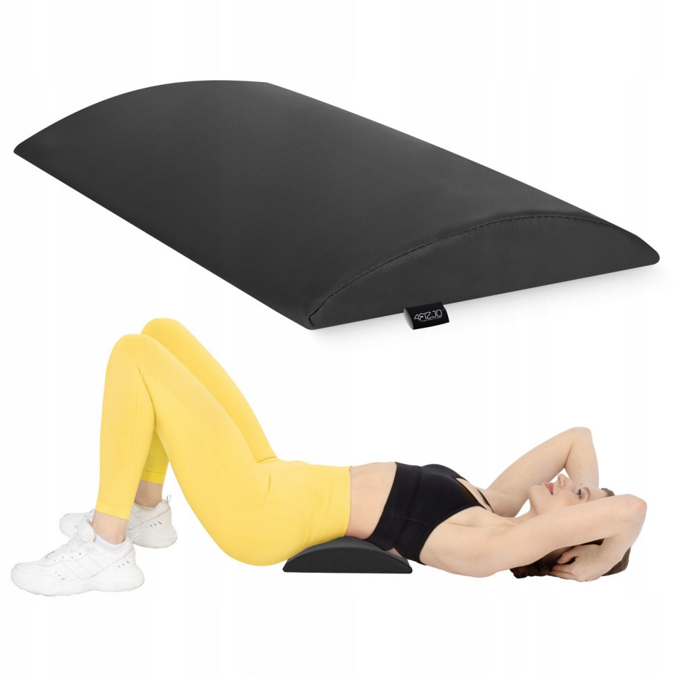 Напіввалик для реабілітації та масажу 4FIZJO P-5905973403078 Black 40 x 25 x 5 см