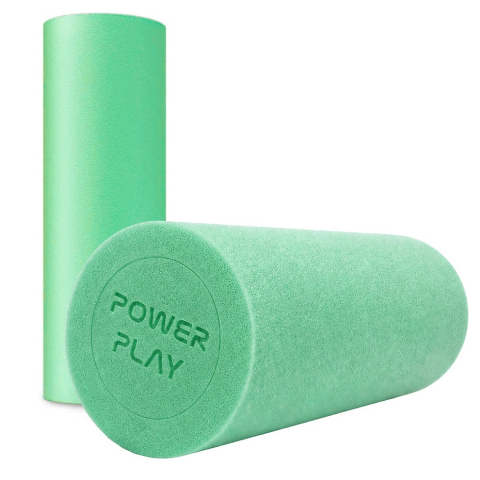 Масажний ролик (ролер) 4021 Fitness Roller PowerPlay PP_4021_Green_(30*15) 30x15 см