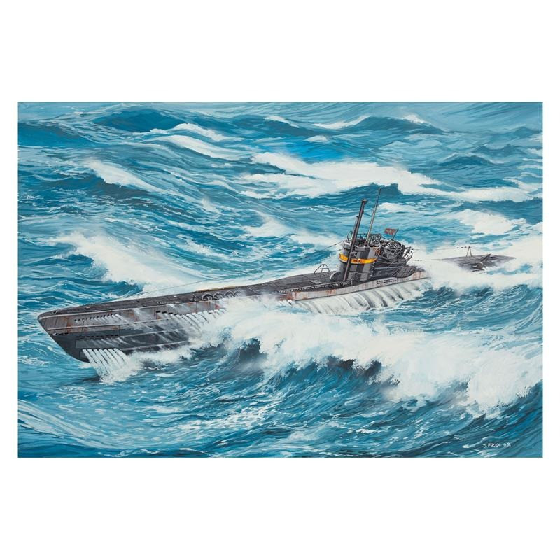 Сборная модель-копия Подводная лодка Type VII C/41 Revell RVL-05100 уровень 4 масштаб 1:144