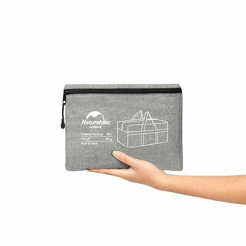 Сумка для хранения портативная Naturehike NH17S021-L 6927595724903 темно-серый 100 л