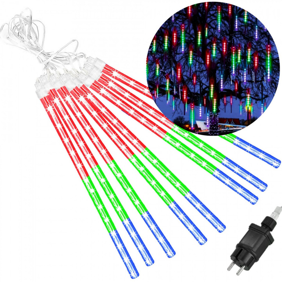 Гирлянда метеоритный дождь Springos CL1216, 3 м 144 LED, Mix