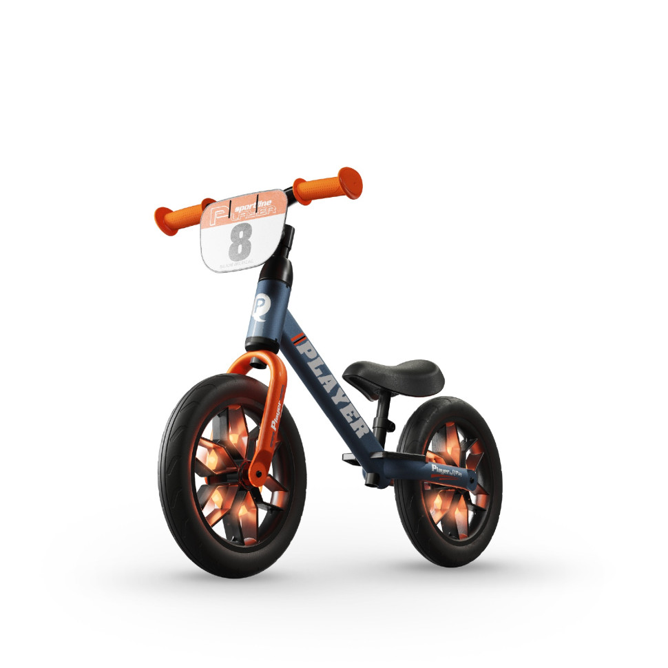 Беговел детский Qplay B-600Orange с подсветкой