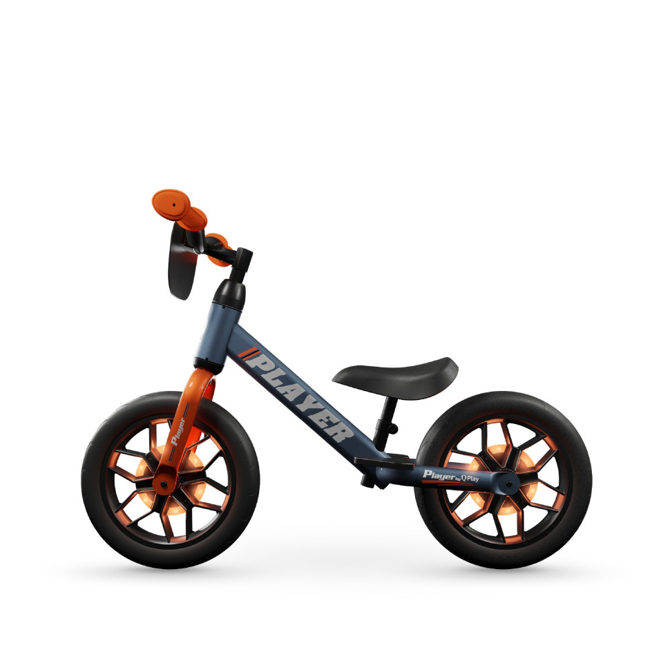 Беговел детский Qplay B-600Orange с подсветкой