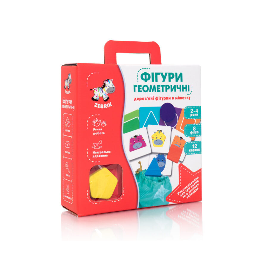УЦІНКА! Геометричні фігури Vladi Toys ZB2001-02-UC дерево