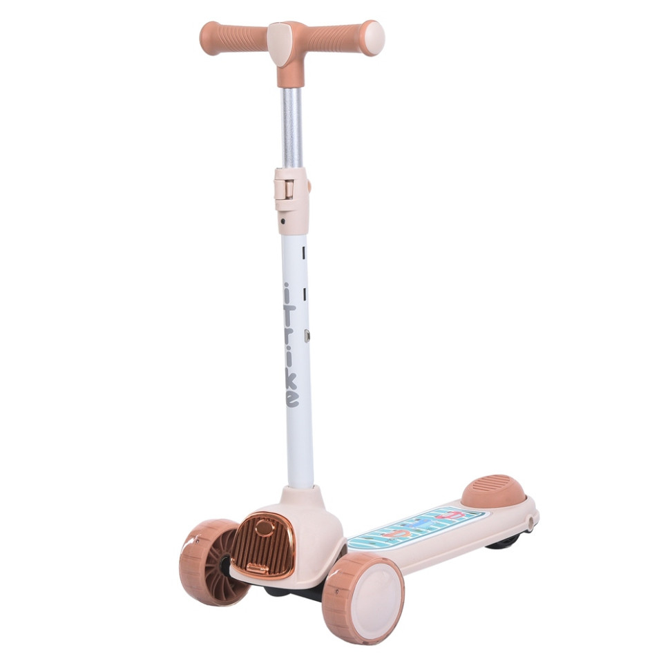 Детский самокат 3-х колесный Turbo Trike JR3-163-W, до 25 кг