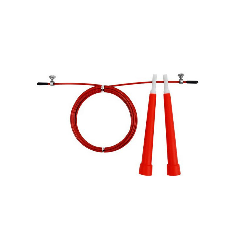 Скоростная скакалка Speed Cable Rope EasyFit EF-2039-R, со стальным тросом, красная