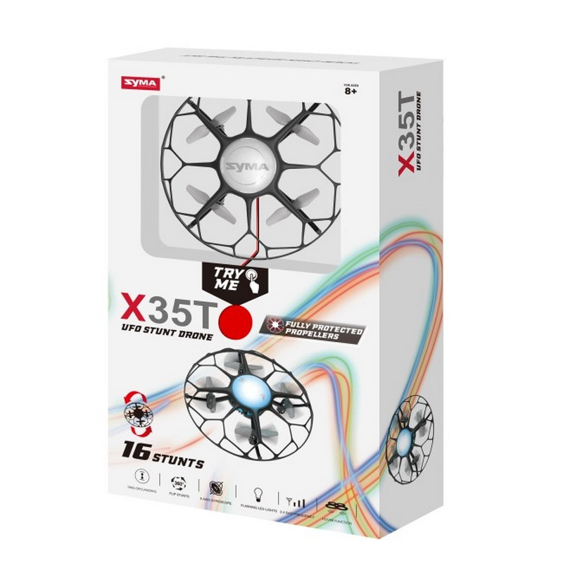 Іграшковий квадрокоптер Syma X35T чорний, без камери