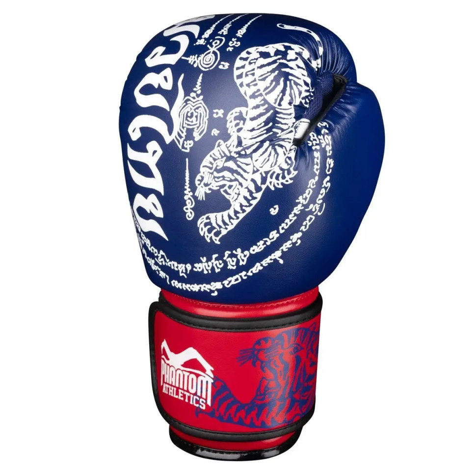Боксерские перчатки Muay Thai Phantom PHBG2496-14 Blue 14 унций (бинты в подарок)