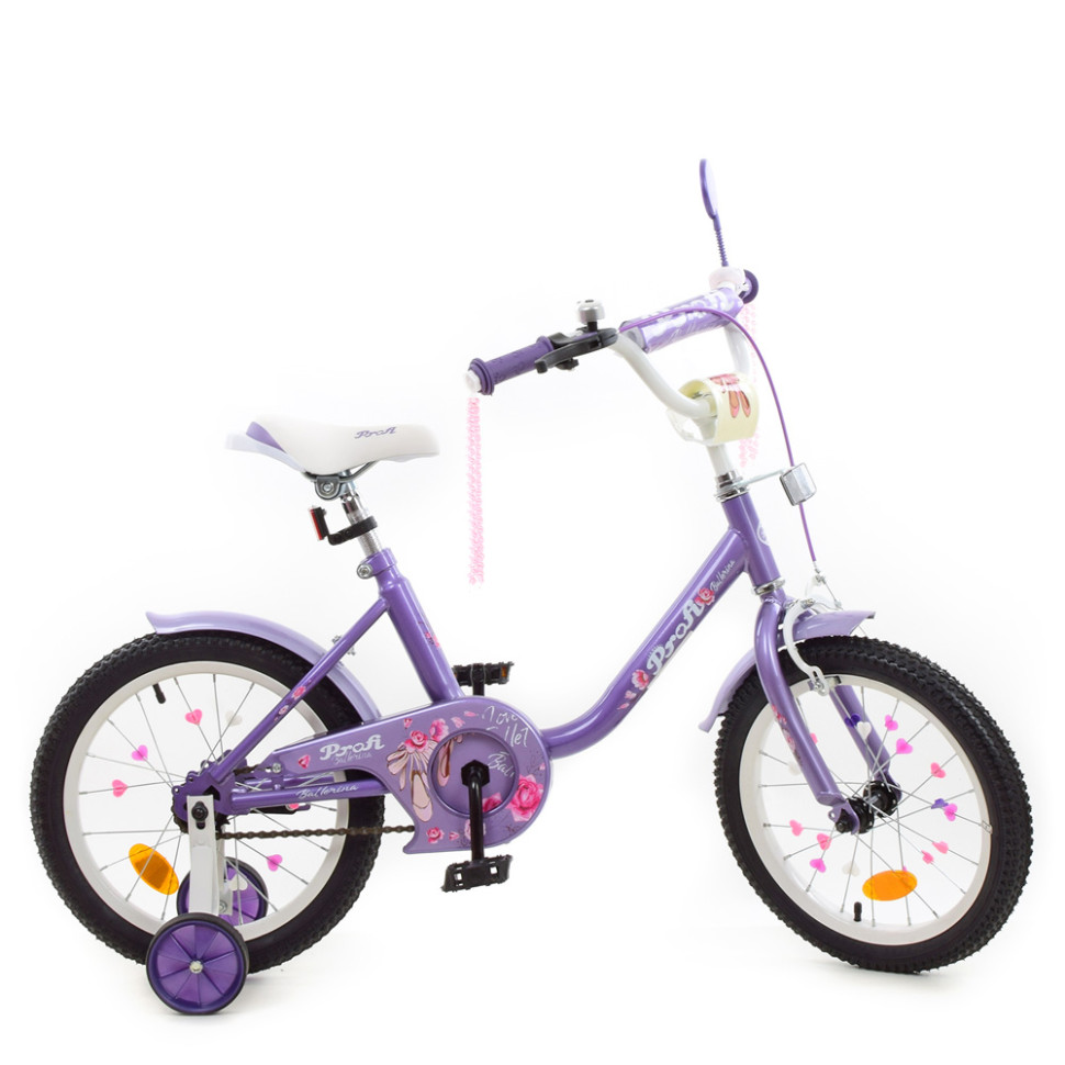 Велосипед дитячий PROF1 Y1883 18 дюймів, бузковий по цене 3 850 грн.