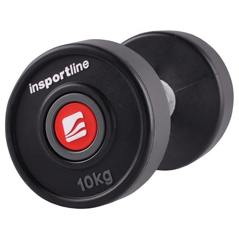 Гантель Profi inSPORTline 9169 полиуретановая 10 кг