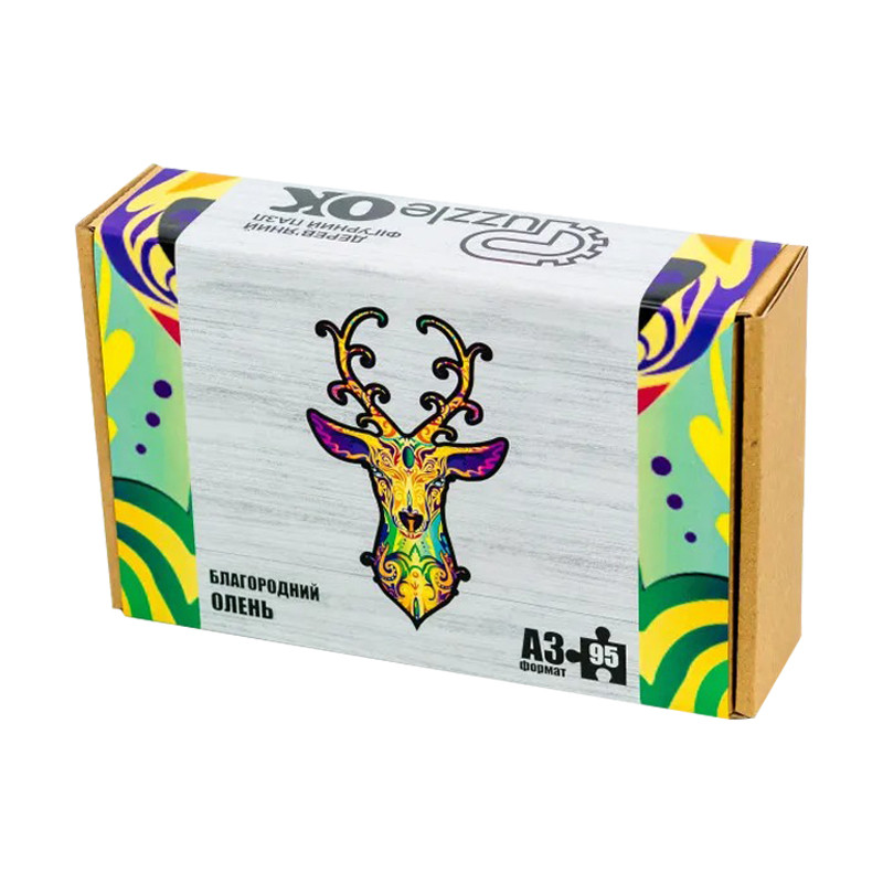 Фігурний дерев'яний пазл 