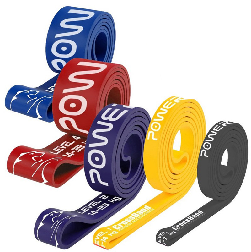 Эспандер-петля (резинка для фитнеса и кроссфита) PowerPlay PP_0017 в наборе 5 штук