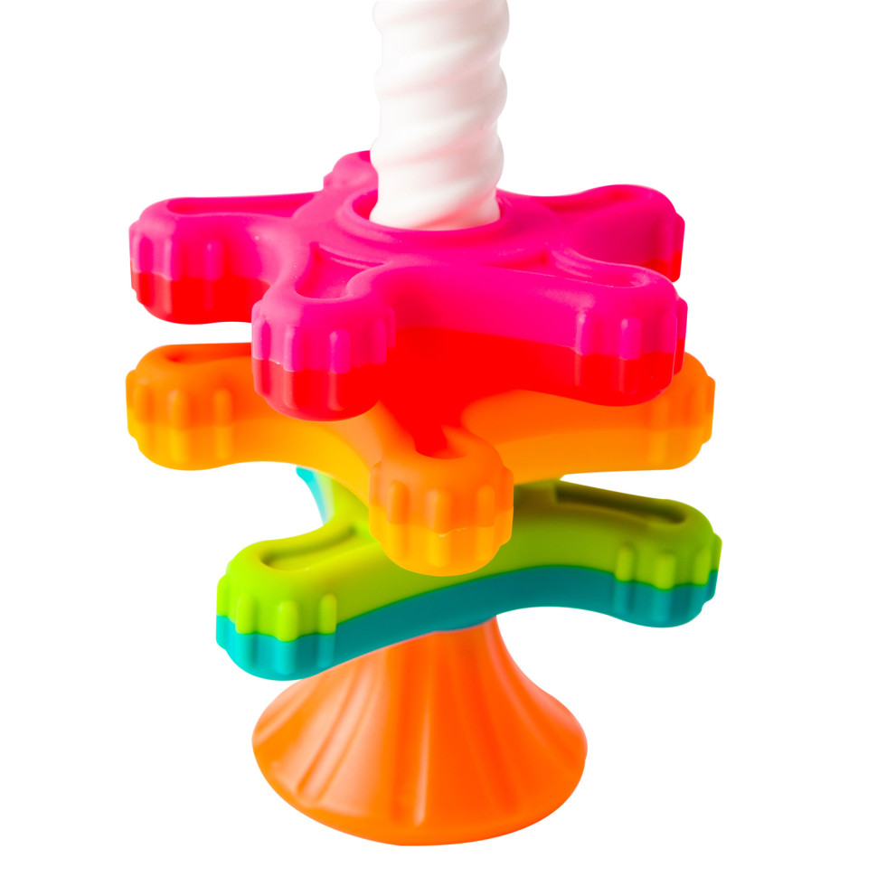 Пірамідка-спінер MiniSpinny Fat Brain Toys FA134-1 Тактильна