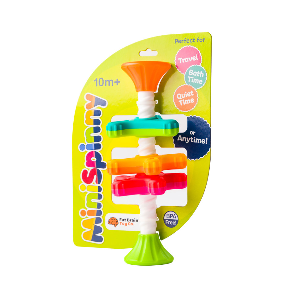Пірамідка-спінер MiniSpinny Fat Brain Toys FA134-1 Тактильна